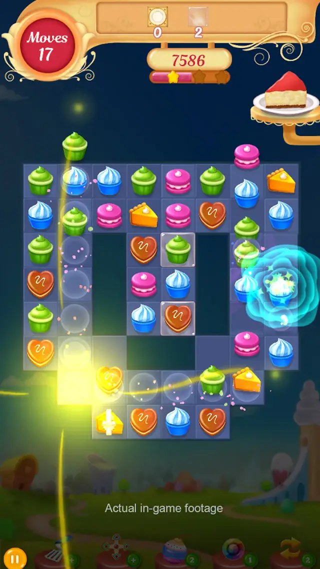 Cupcake Match 3 - Puzzle Game